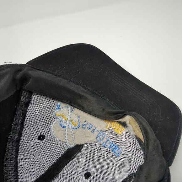 Sar-El Tours Jerusalem Strapback Hat Black One Size Adjustable Embroidered - Picture 7 of 8